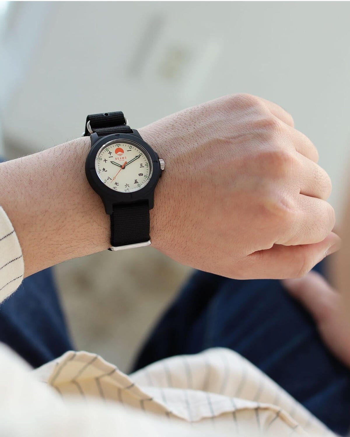BEAMS 腕時計 BEAMS Japan KANJI NUMBER WRIST WATCH (BLACK) | 56480015784-19